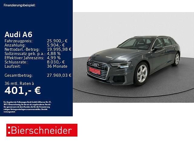 Grau Gebraucht 2021 Audi A6 S-Line Kombi | 25.900 € - Bild 1/3