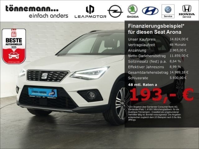 Weiss Gebraucht 2017 Seat Arona XCELLENCE SUV | 14.824 € (Fairer Preis) - Bild 1/3
