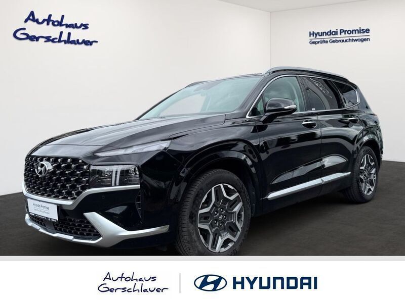 Schwarz Gebraucht 2021 Hyundai Santa Fe Signature SUV | 38.999 € (Fairer Preis) - Bild 1/4