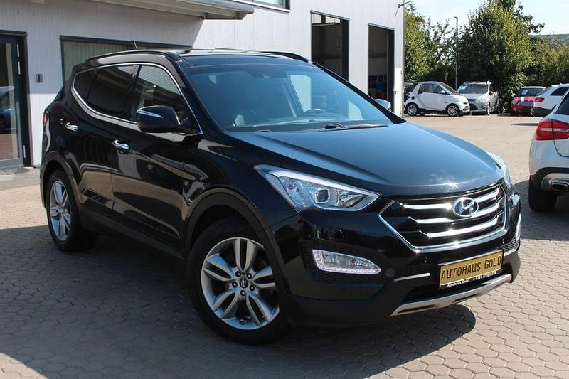 Gebraucht Hyundai Santa Fe Premium 197 PS (144 kW) 2012 Schwarz SUV