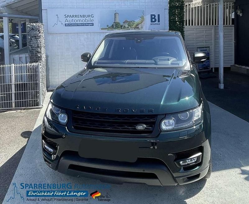 Aintree green cult colour edit Gebraucht 2017 Land Rover Range Rover Sport HSE Dynamic SUV | 35.999 € - Bild 1/4