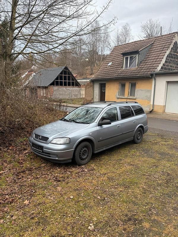 Silber Gebraucht 2003 Opel Astra Njoy Kombi | 999 € (Guter Preis) - Bild 1/4