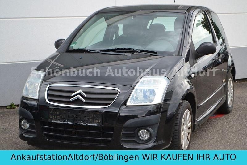 Schwarz Gebraucht 2008 Citroën C2 VTR Sport Kleinwagen | 2.490 € (Fairer Preis) - Bild 1/4