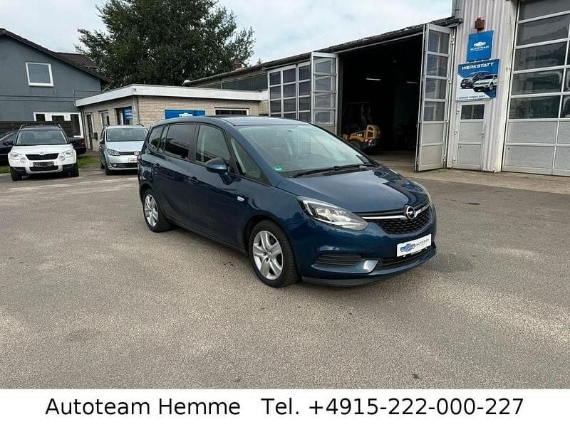 Gebraucht Opel Zafira 120 PS (88 kW) 2017 Blau Van / Kleinbus