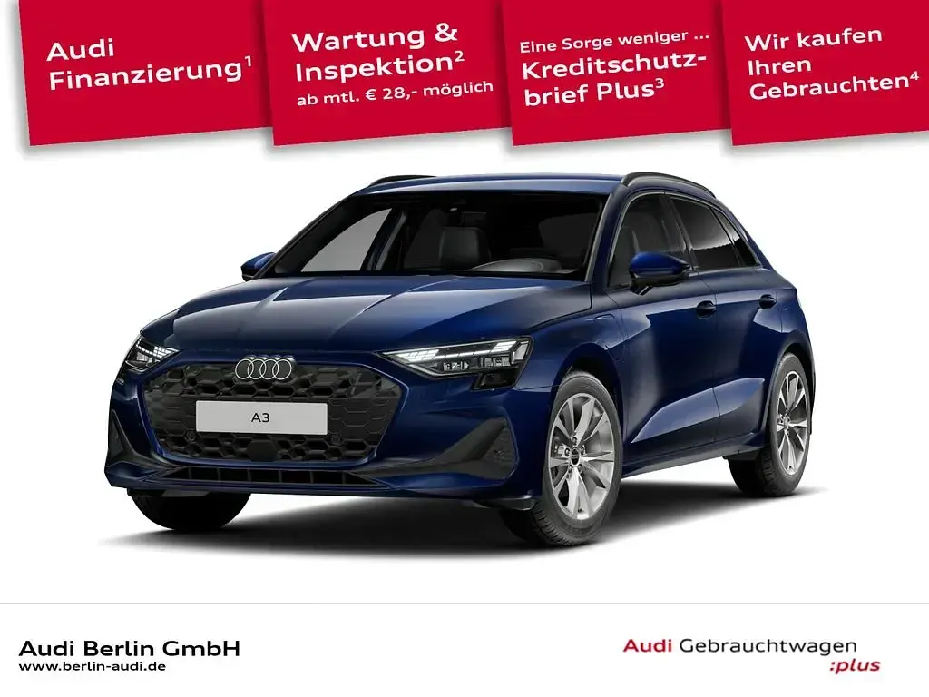 Second-hand Audi A3 204 CP (150 kW) 2025 Albastru Berlinǎ