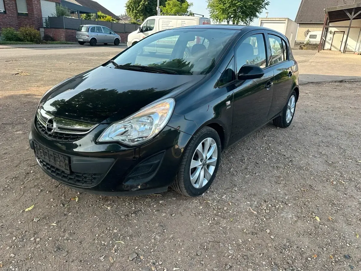 Gebraucht Opel Corsa Active 87 PS (63 kW) 2013 Schwarz Kleinwagen