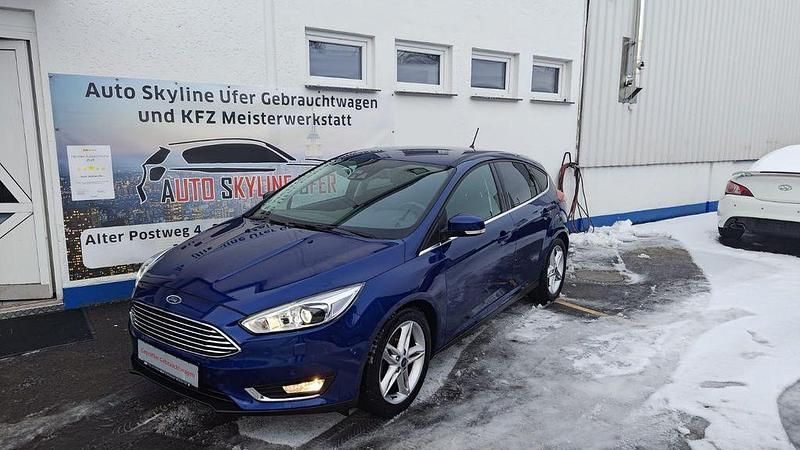 Gebraucht Ford Focus Titanium 150 PS (110 kW) 2018 Indicblau metallic Limousine