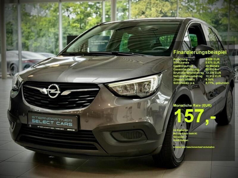 Grau Gebraucht 2020 Opel Crossland Edition SUV | 14.500 € (Guter Preis) - Bild 1/3