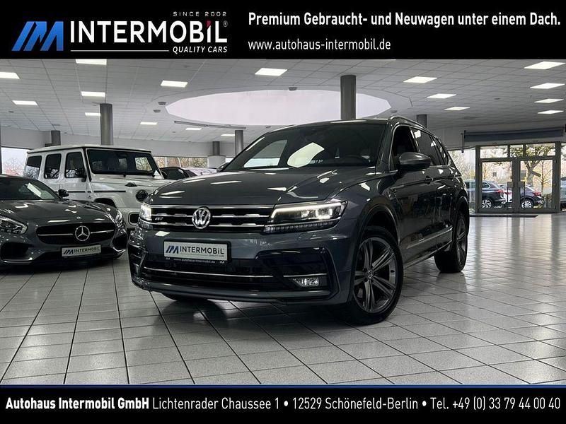 Platinum grey metallic Gebraucht 2021 VW Tiguan Allspace Highline SUV | 25.990 € (Fairer Preis) - Bild 1/4