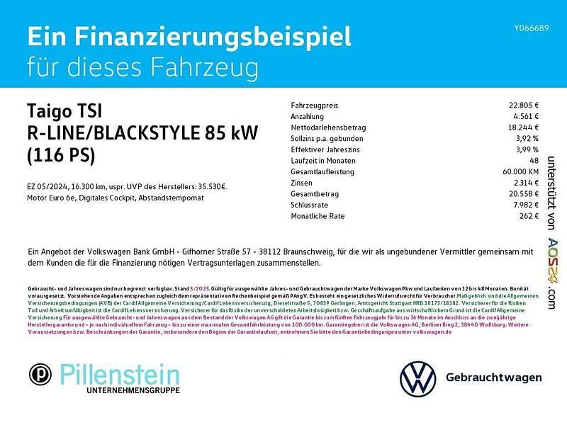 Gebraucht VW Taigo R-line 116 PS (85 kW) 2024 Grün SUV