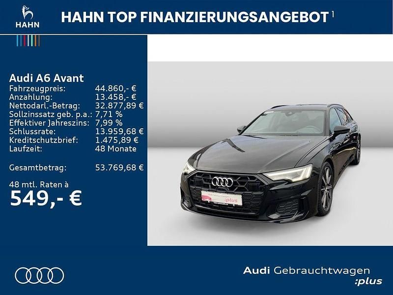 Gebraucht Audi A6 S-Line 265 PS (194 kW) 2024 Mythosschwarz metallic Kombi