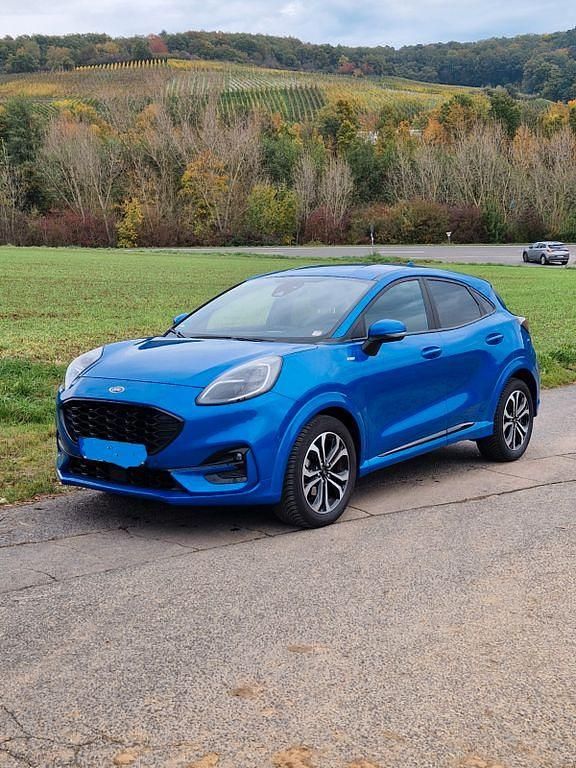 Blau Gebraucht 2021 Ford Puma Gen-E ST-Line X SUV | 16.990 € (Fairer Preis) - Bild 1/4