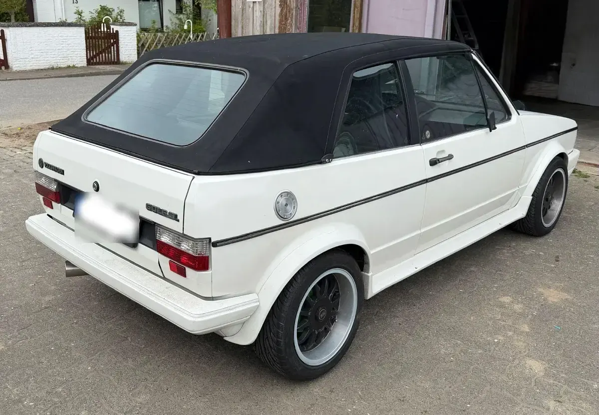 Gebraucht VW Golf Cabriolet 75 PS (55 kW) 1984 Weiß Cabrio