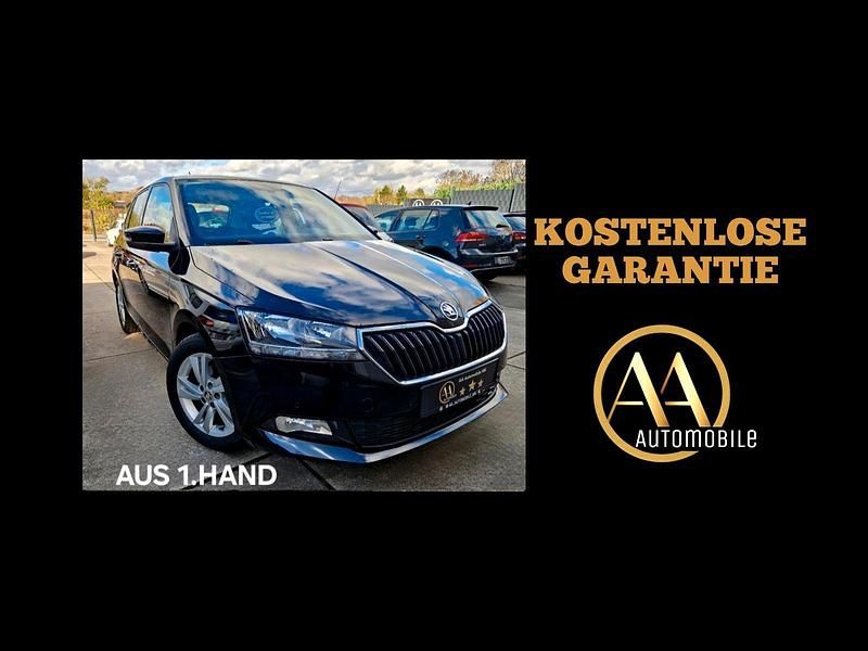 Schwarz Gebraucht 2021 Skoda Fabia Ambition Kleinwagen | 11.899 € (Guter Preis) - Bild 1/4