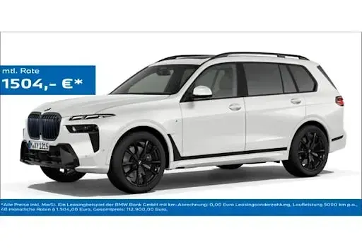 Neu BMW X7 Comfort Edition 352 PS (258 kW) 2026 Weiß SUV