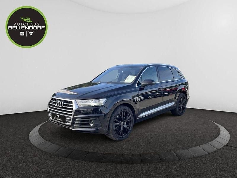 Orcaschwarz metallic Gebraucht 2019 Audi Q7 S-Line SUV | 39.940 € (Superpreis) - Bild 1/4