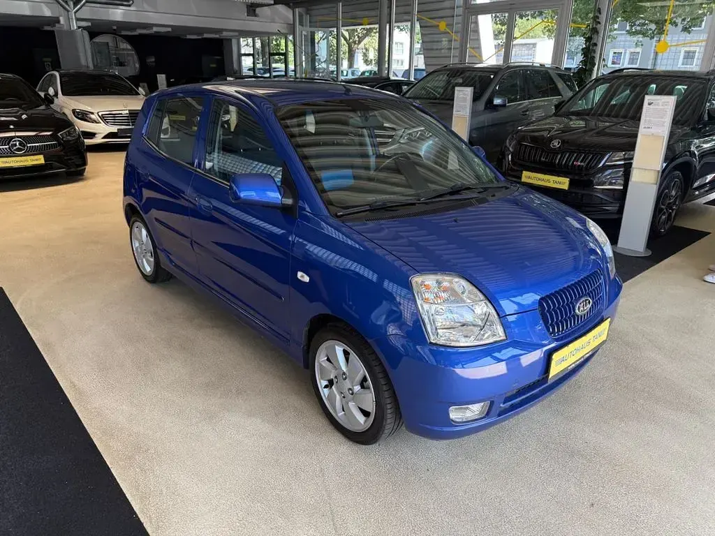 Gebraucht Kia Picanto EX 65 PS (47 kW) 2007 Blau Kleinwagen