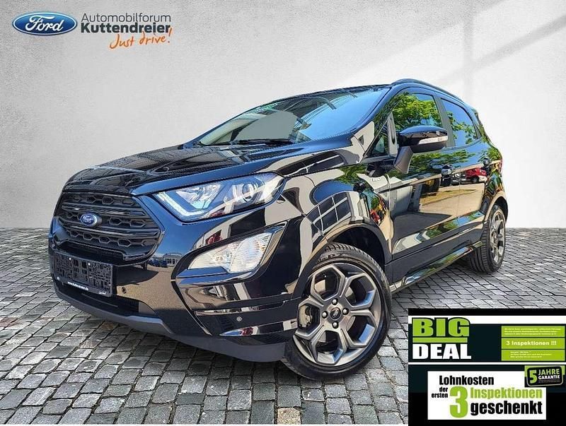Obsidianschwarz metallic Gebraucht 2021 Ford Ecosport ST-Line SUV | 18.240 € (Fairer Preis) - Bild 1/3