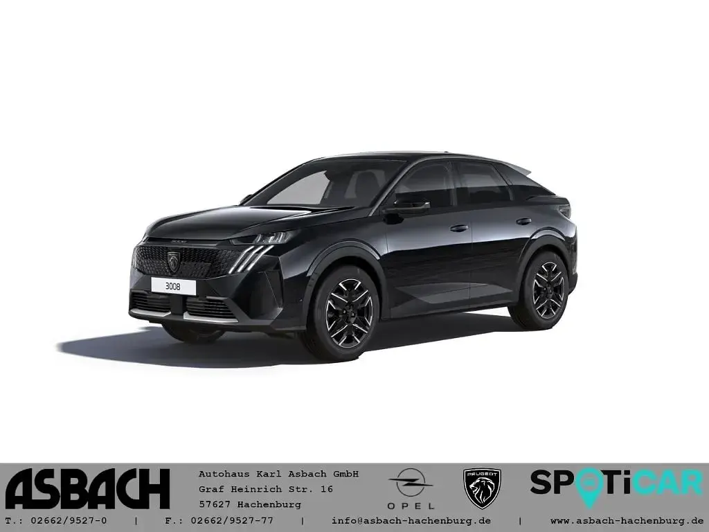 Neu Peugeot 3008 Allure 145 PS (106 kW) 2026 Schwarz SUV