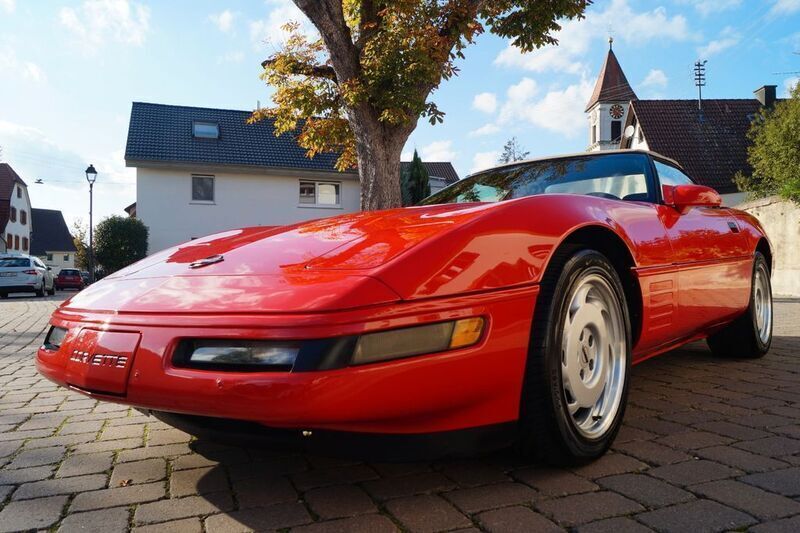 Rot Gebraucht 1992 Corvette C4 Cabrio | 18.500 € - Bild 1/4