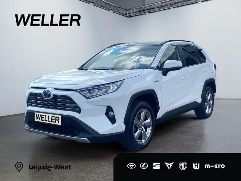 Weiss Gebraucht 2020 Toyota RAV4 Hybrid Team SUV | 30.690 € (Etwas zu teuer) - Bild 1/3