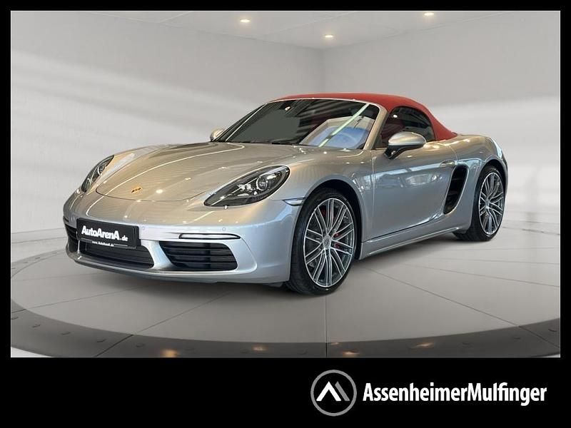 Gtsilber metallic Gebraucht 2019 Porsche 718 Boxster S Cabrio | 66.719 € (Superpreis) - Bild 1/4