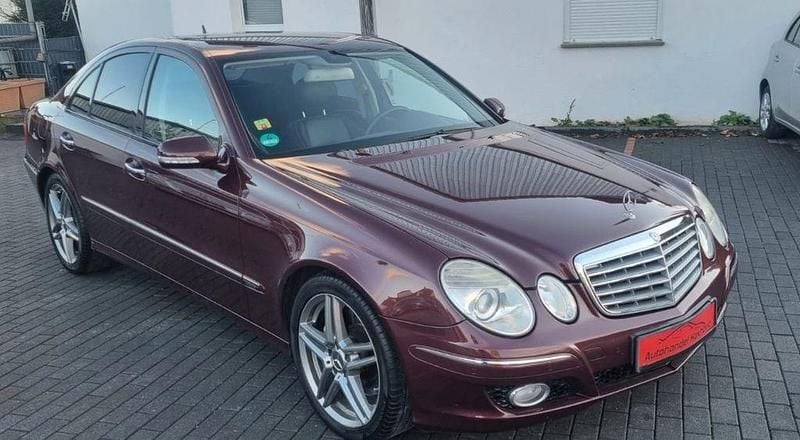 Rot Gebraucht 2007 Mercedes E280 Limousine | 4.499 € (Superpreis) - Bild 1/4