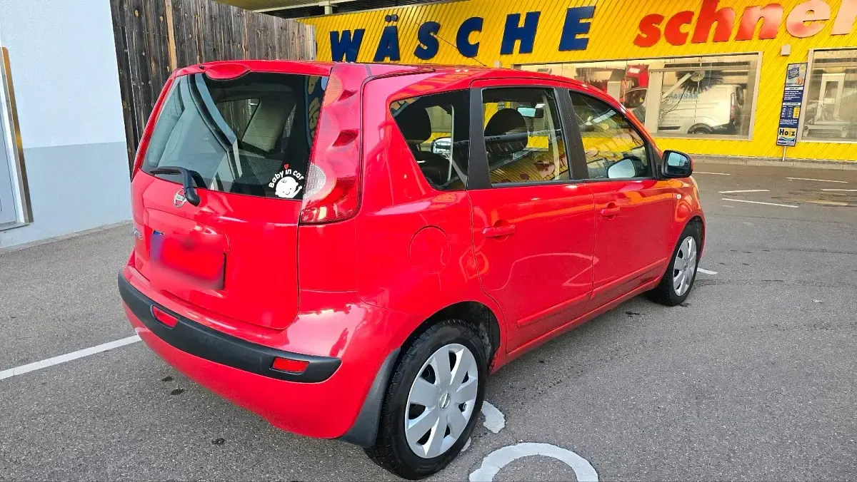 Gebraucht Nissan Note Acenta 88 PS (64 kW) 2006 Rot Kleinwagen