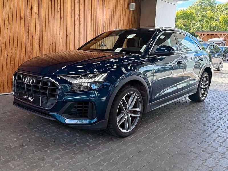 Blau Gebraucht 2019 Audi Q8 SUV | 40.900 € (Superpreis) - Bild 1/4