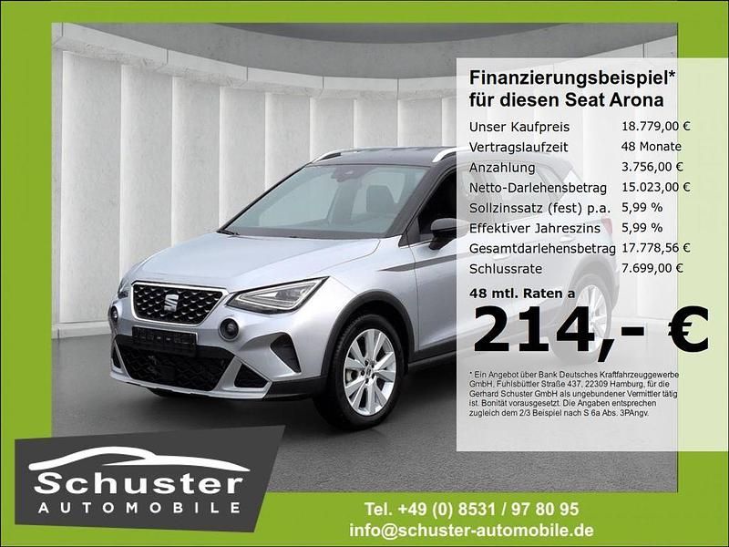 Silber Gebraucht 2024 Seat Arona Xperience SUV | 18.779 € (Superpreis) - Bild 1/4