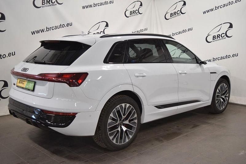 Gebraucht Audi Q8 e-tron S-Line 300 kW (408 PS) 2023 Weiß SUV