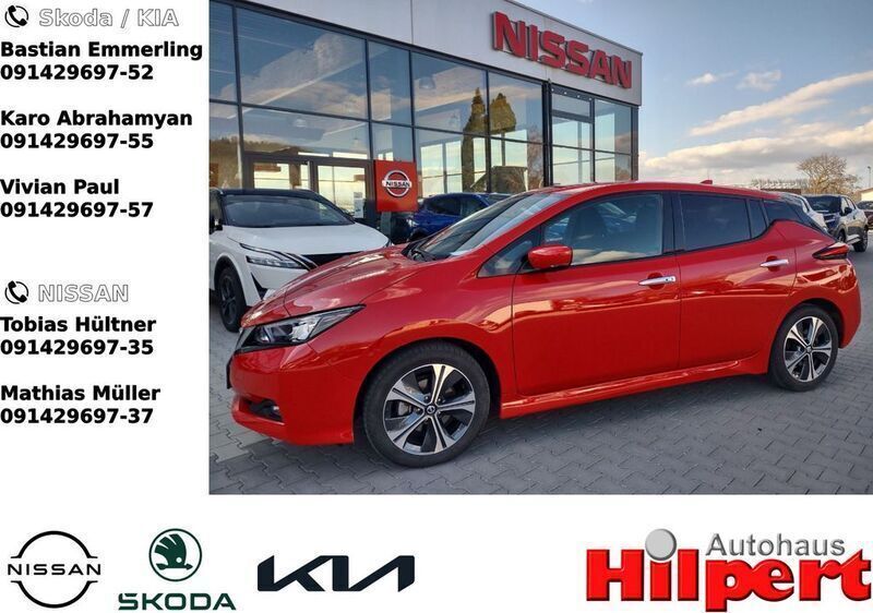 Rot Gebraucht 2022 Nissan Leaf N-Connecta Kleinwagen | 14.890 € (Fairer Preis) - Bild 1/4