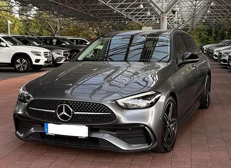 Grau Gebraucht 2023 Mercedes C220 AMG line Kombi | 37.500 € (Etwas zu teuer) - Bild 1/4