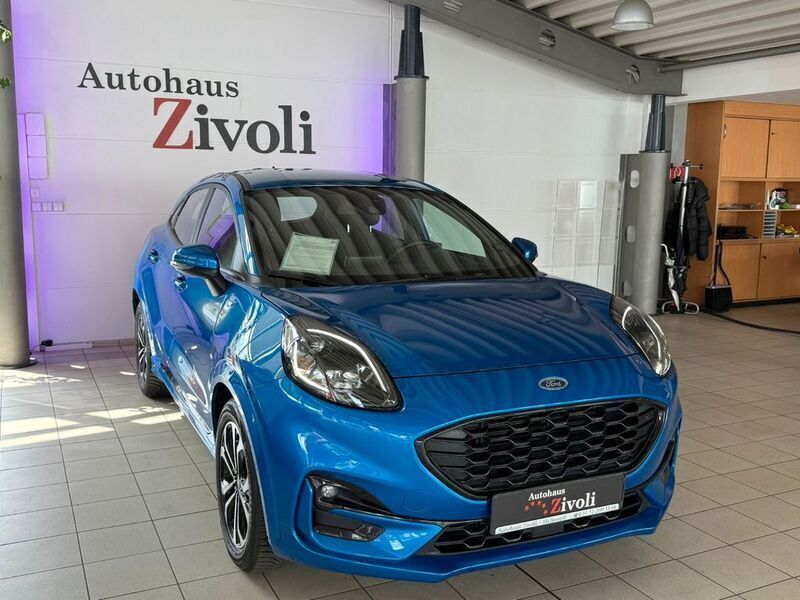 Blau Gebraucht 2023 Ford Puma ST-Line SUV | 16.540 € (Fairer Preis) - Bild 1/4