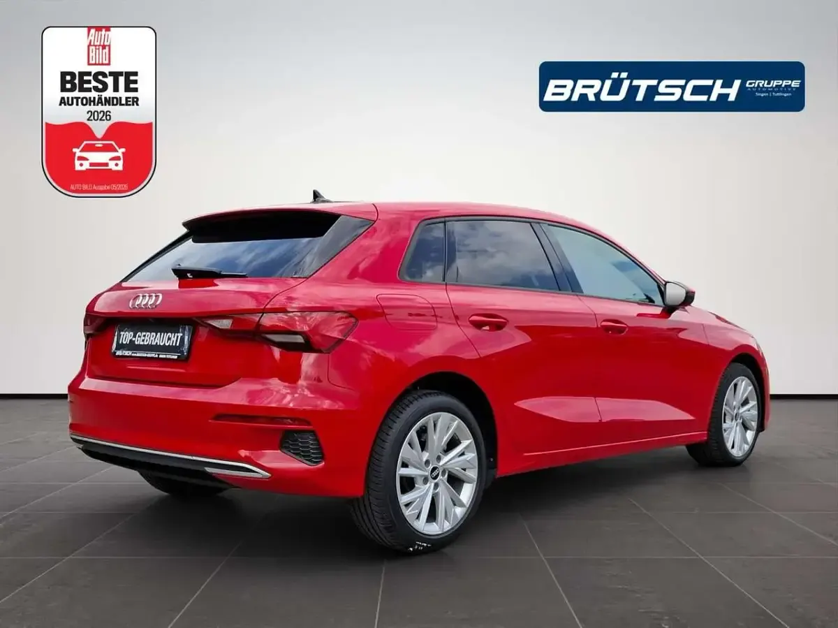 Gebraucht Audi A3 Advanced 110 PS (80 kW) 2021 Tangorot metallic Limousine