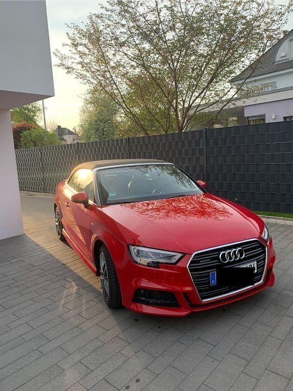 Rot Gebraucht 2019 Audi A3 Cabriolet Sport Cabrio | 27.200 € (Etwas zu teuer) - Bild 1/4