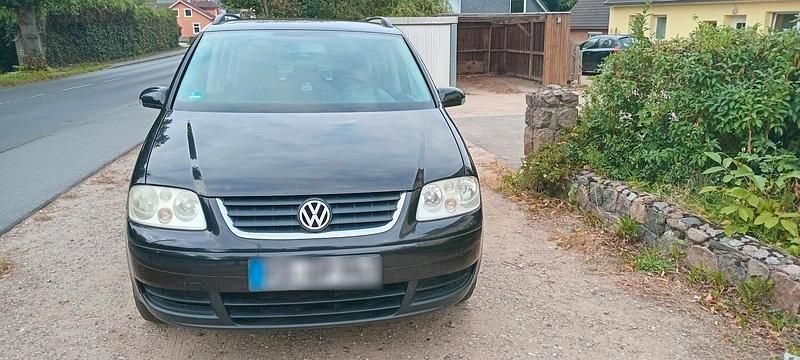 Gebraucht VW Touran 102 PS (75 kW) 2005 Schwarz Van / Kleinbus