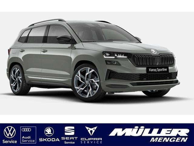 Grau Gebraucht 2022 Skoda Karoq SportLine SUV | 43.990 € - Bild 1/4