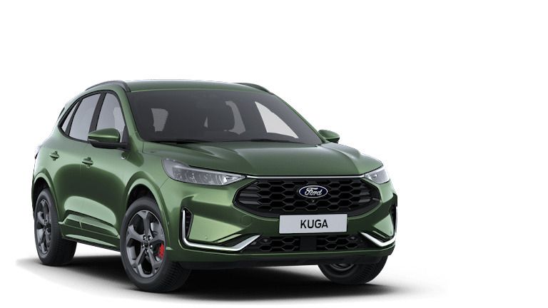 Bursting green Neu 2024 Ford Kuga ST-Line X SUV | 48.500 € - Bild 1/1