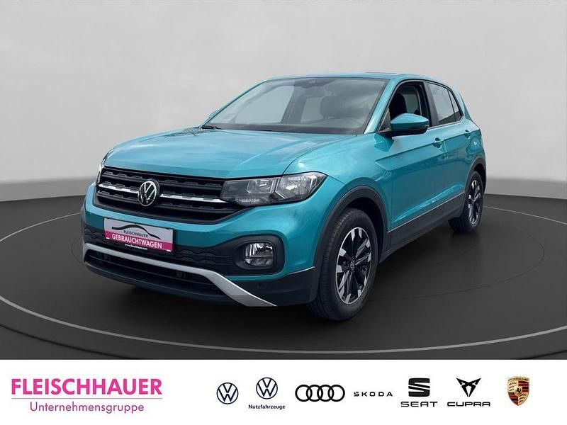 Gruen Gebraucht 2021 VW T-Cross Life SUV | 18.990 € (Fairer Preis) - Bild 1/4