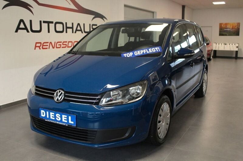 Blau Gebraucht 2012 VW Touran Trendline Van / Kleinbus | 5.990 € (Guter Preis) - Bild 1/4