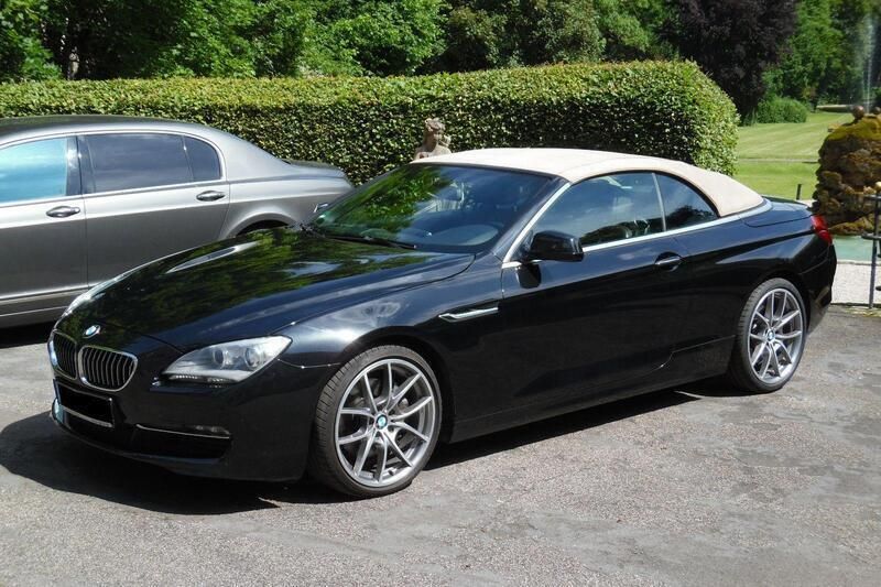 Schwarz Gebraucht 2013 BMW 640 Cabriolet Cabrio | 23.850 € (Fairer Preis) - Bild 1/4