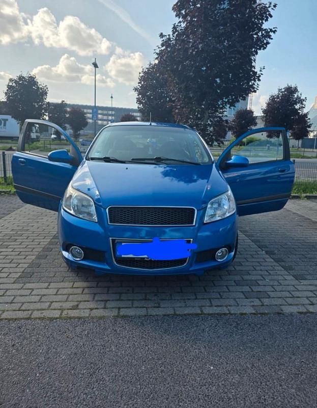Gebraucht Chevrolet Aveo 2009 Blau Kleinwagen