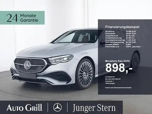Metalliclack hightechsilber Gebraucht 2023 Mercedes E450 Kombi | 77.900 € - Bild 1/4