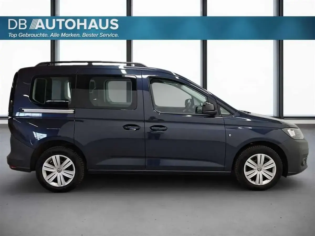 Gebraucht VW Caddy 122 PS (89 kW) 2022 Blau Van / Kleinbus