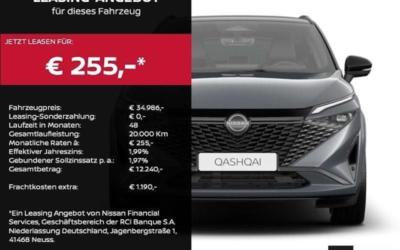 Schwarz Neu 2025 Nissan Qashqai 360º SUV | 34.986 € (Guter Preis) - Bild 1/4