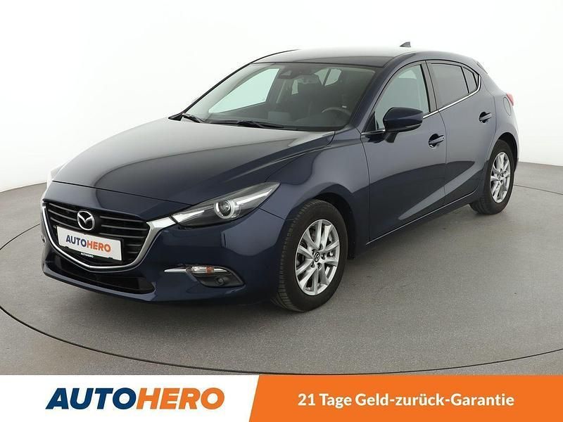 Blau Gebraucht 2017 Mazda 3 Exclusive-Line Limousine | 14.940 € (Fairer Preis) - Bild 1/3