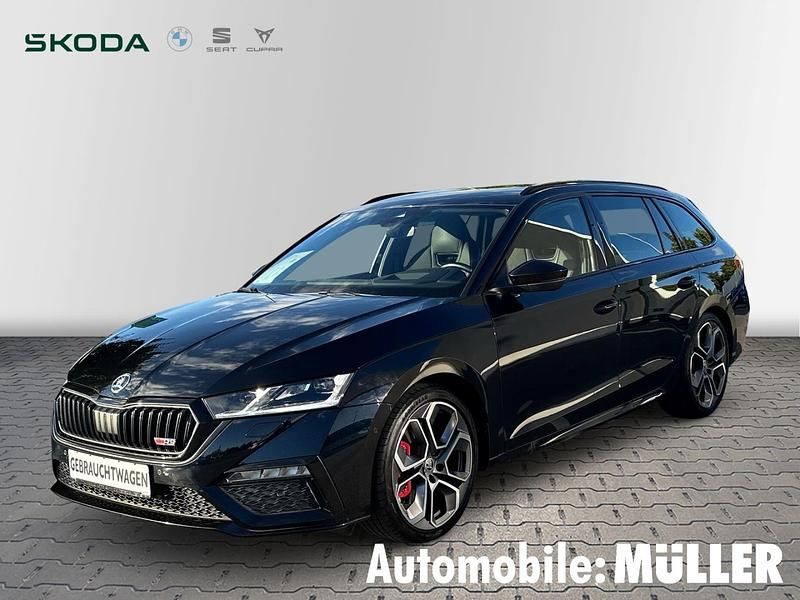 Schwarz Gebraucht 2021 Skoda Octavia First Edition Kombi | 31.470 € (Fairer Preis) - Bild 1/4