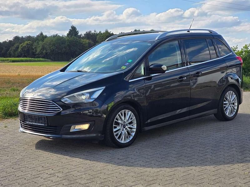 Schwarz Gebraucht 2015 Ford Grand C-Max Titanium Van / Kleinbus | 6.890 € (Etwas zu teuer) - Bild 1/4