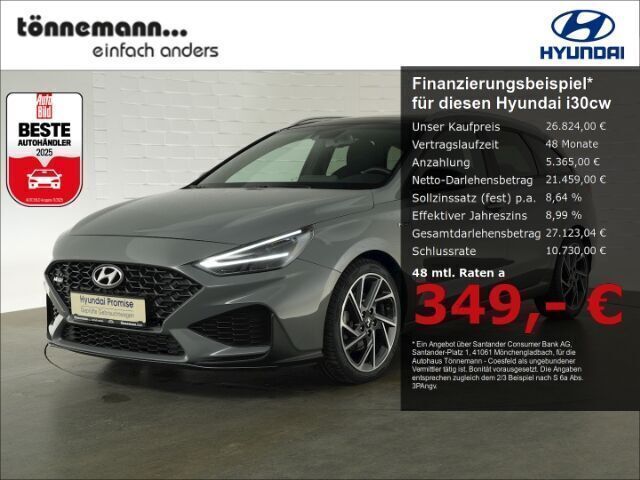 Grau Gebraucht 2024 Hyundai i30 N Line Kombi | 26.824 € (Fairer Preis) - Bild 1/4